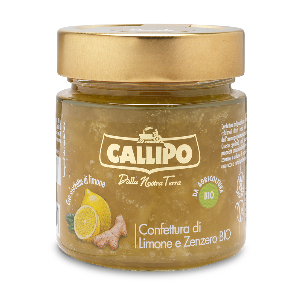 Confettura di Limone e Zenzero Biologica g.280