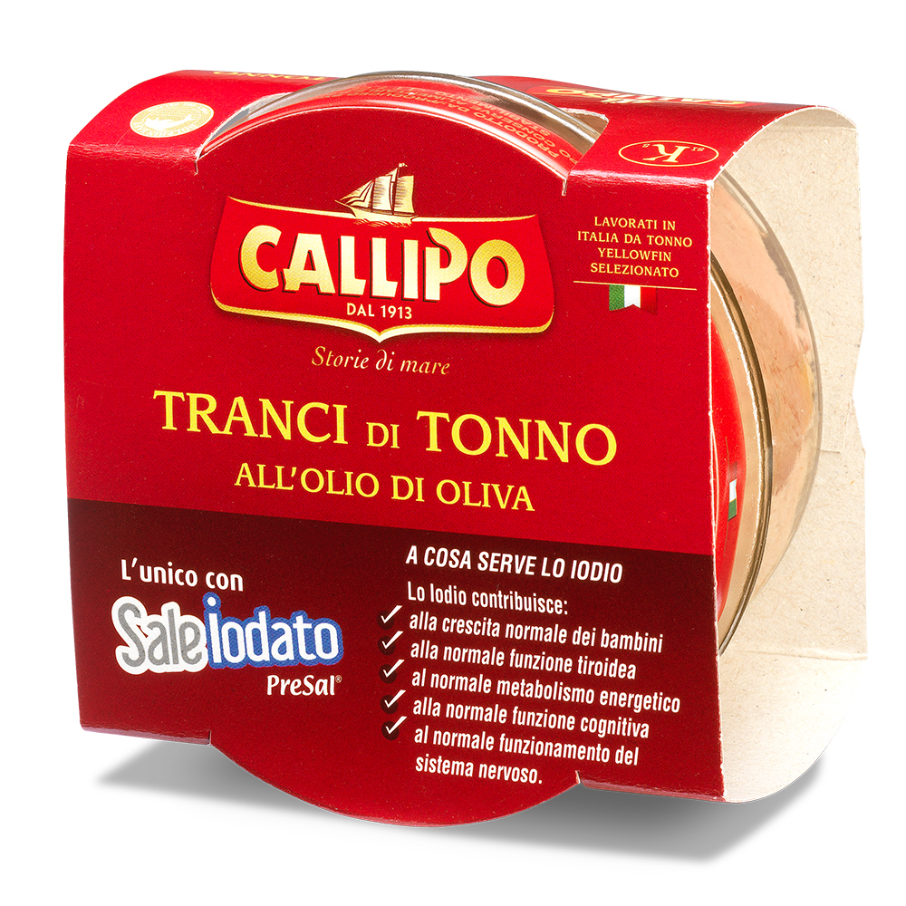 Tranci di Tonno g.160 all'Olio Di Oliva - vetro