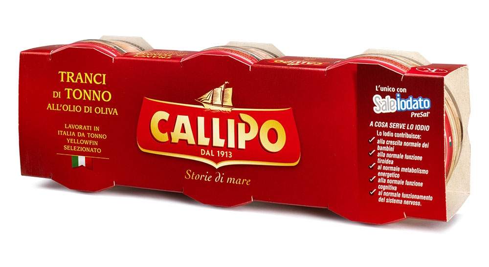 Tranci di Tonno g.80x3 all'Olio Di Oliva - vetro