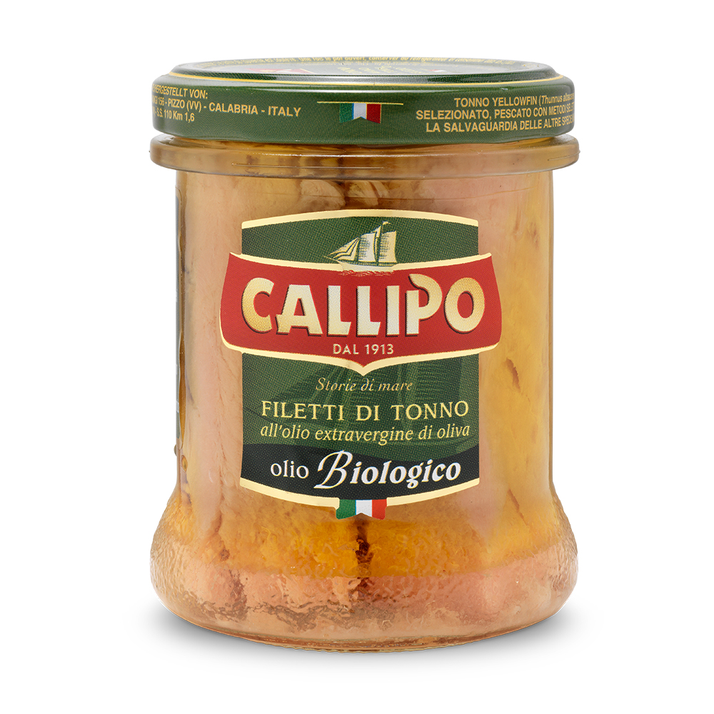 Filetti di Tonno g.175 all'Olio Extravergine Di Oliva Biologico