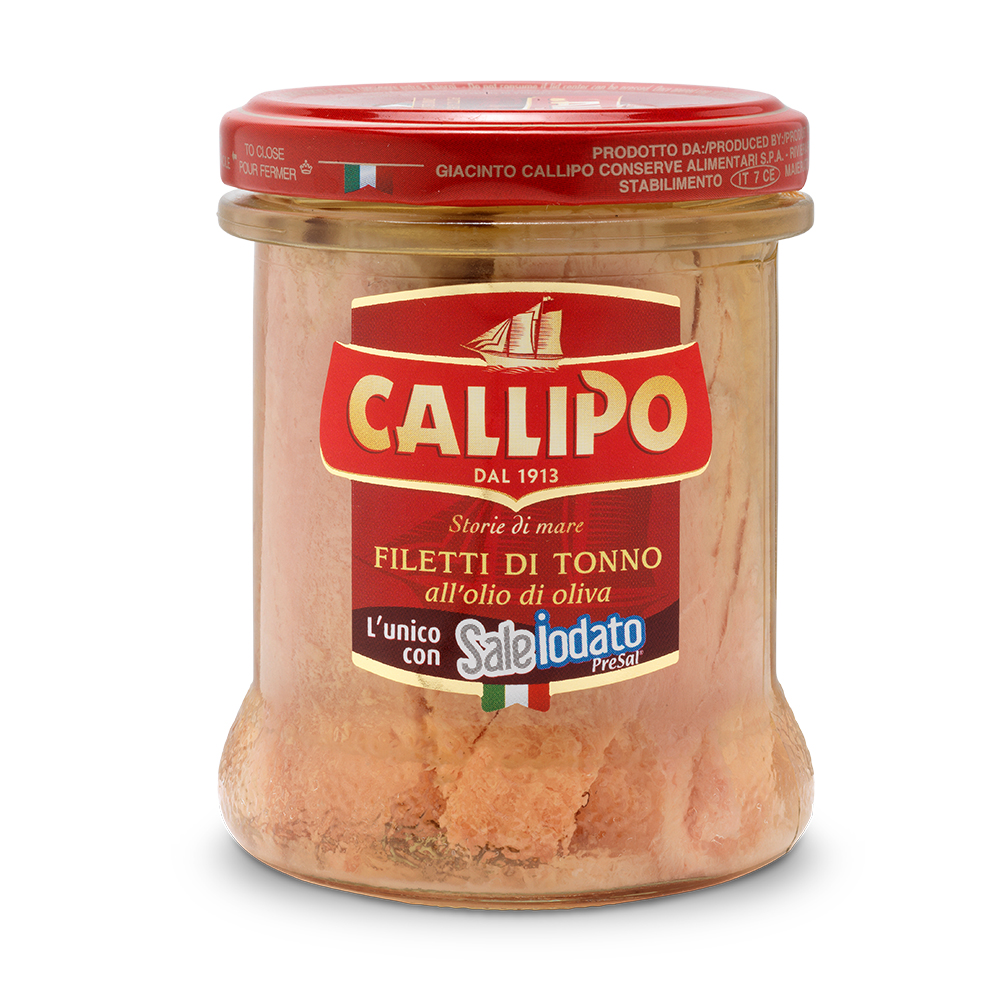 Filetti di Tonno g.175 all'Olio di Oliva