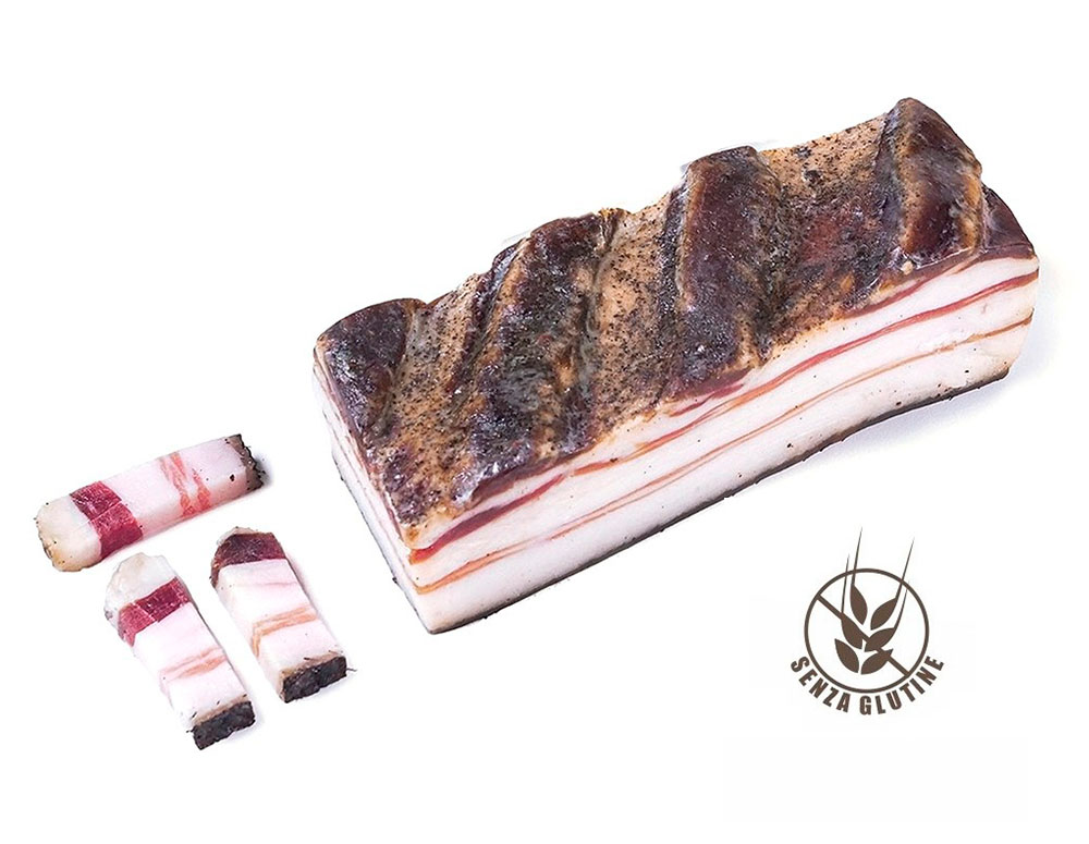 Pancetta di suino nero di Calabria g.200