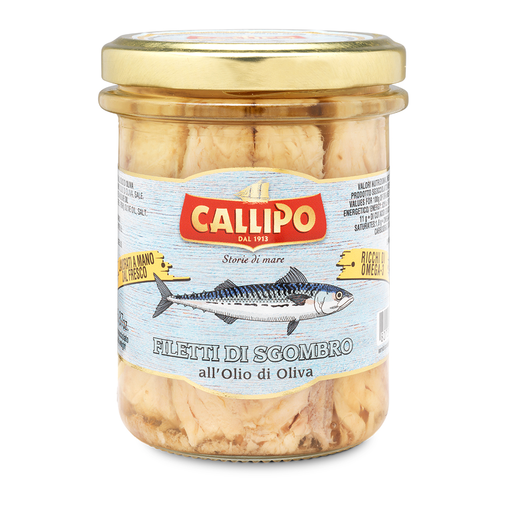 Filetti Di Sgombro g.195 all'Olio di Oliva