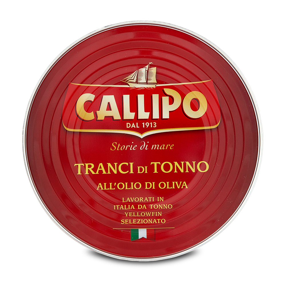 Tranci di Tonno g.540 all'Olio Di Oliva