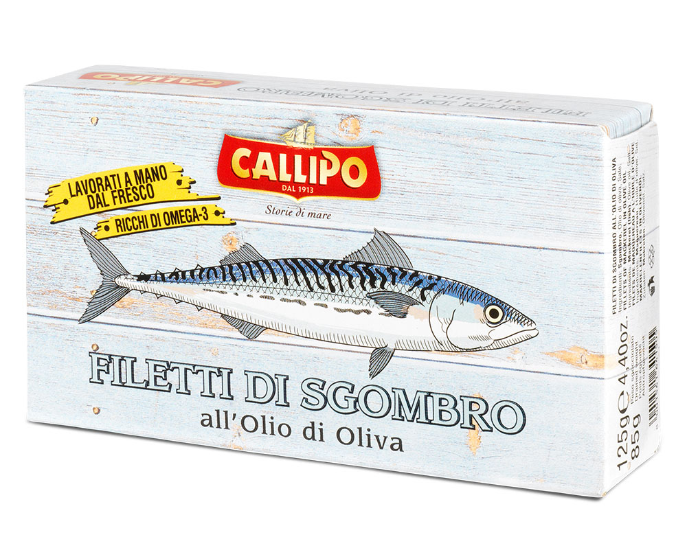 Filetti Di Sgombro g.125 all'Olio di Oliva