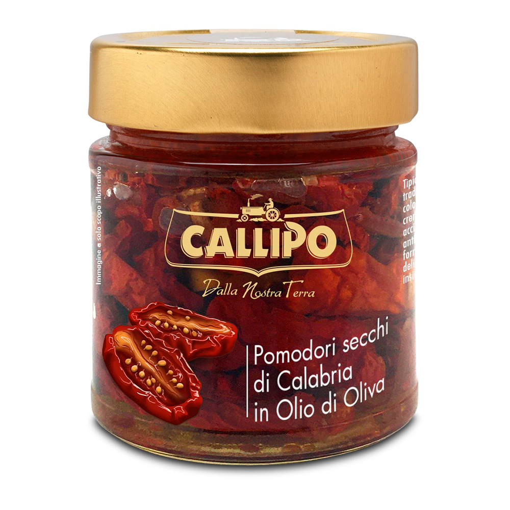 Pomodori secchi di Calabria all'olio di oliva g.225