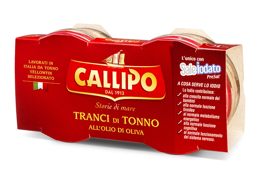 Tranci di Tonno g.80x2 all'Olio Di Oliva - vetro