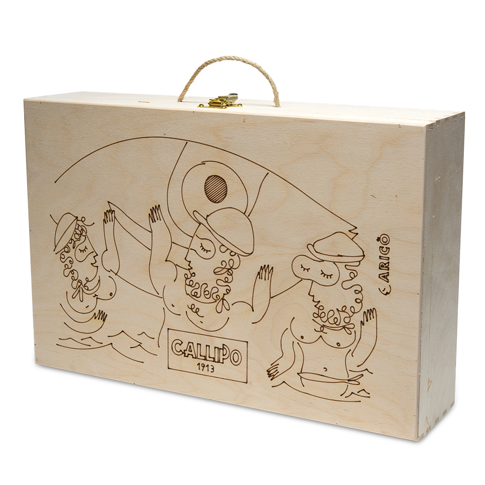 Confezione Valigetta Legno