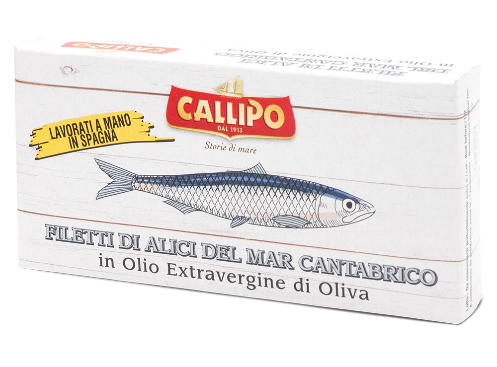 Filetti di Alici del Mar Cantabrico g.50 in olio extravergine di oliva