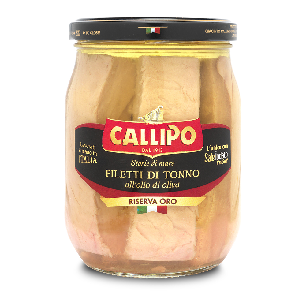 Riserva Oro Filetti Tonno G. 550 All'Olio Di Oliva