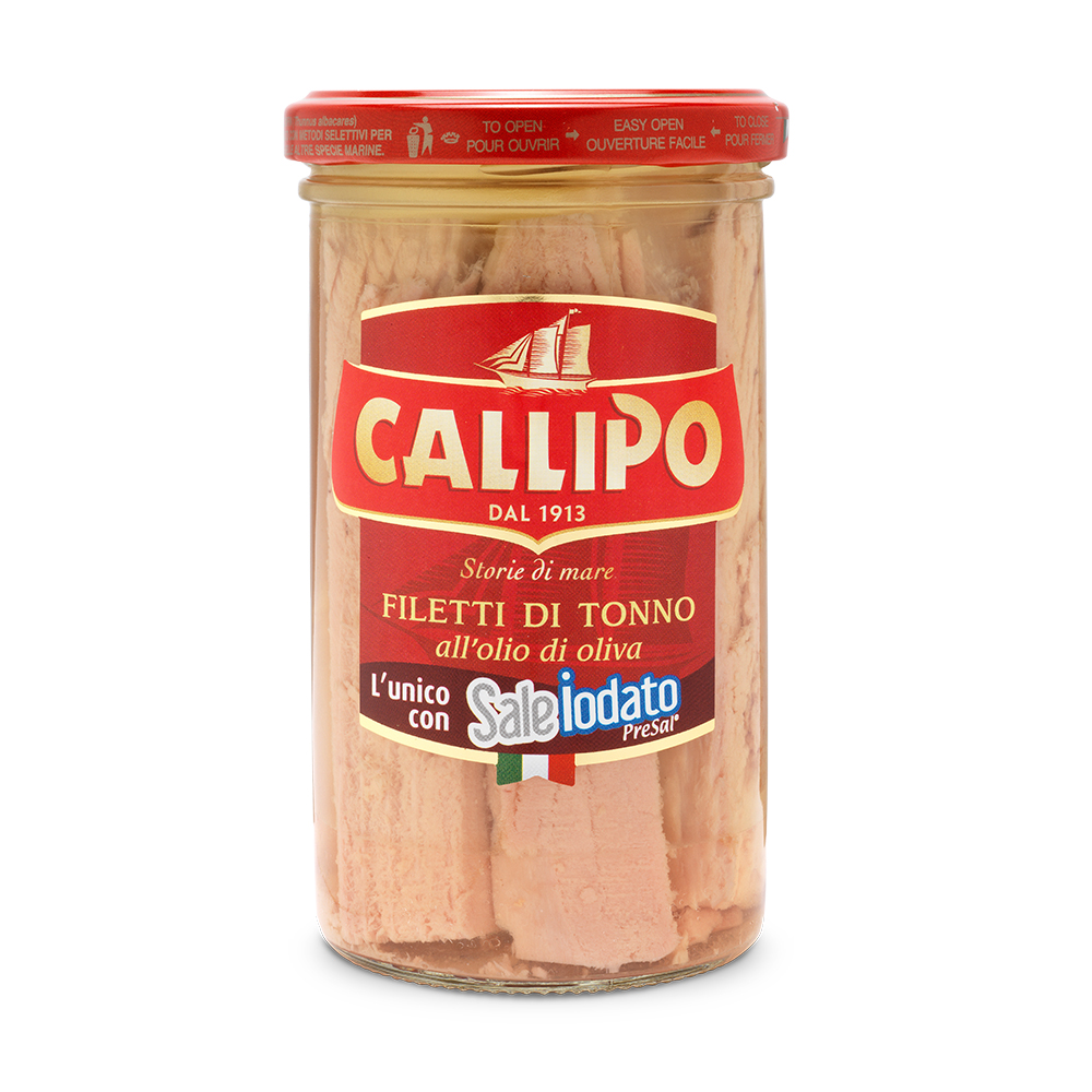 Filetti di Tonno g. 250 all'Olio di Oliva