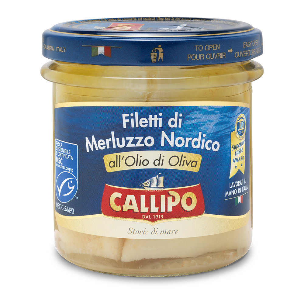 Filetti Di Merluzzo g.150 All'Olio Di Oliva