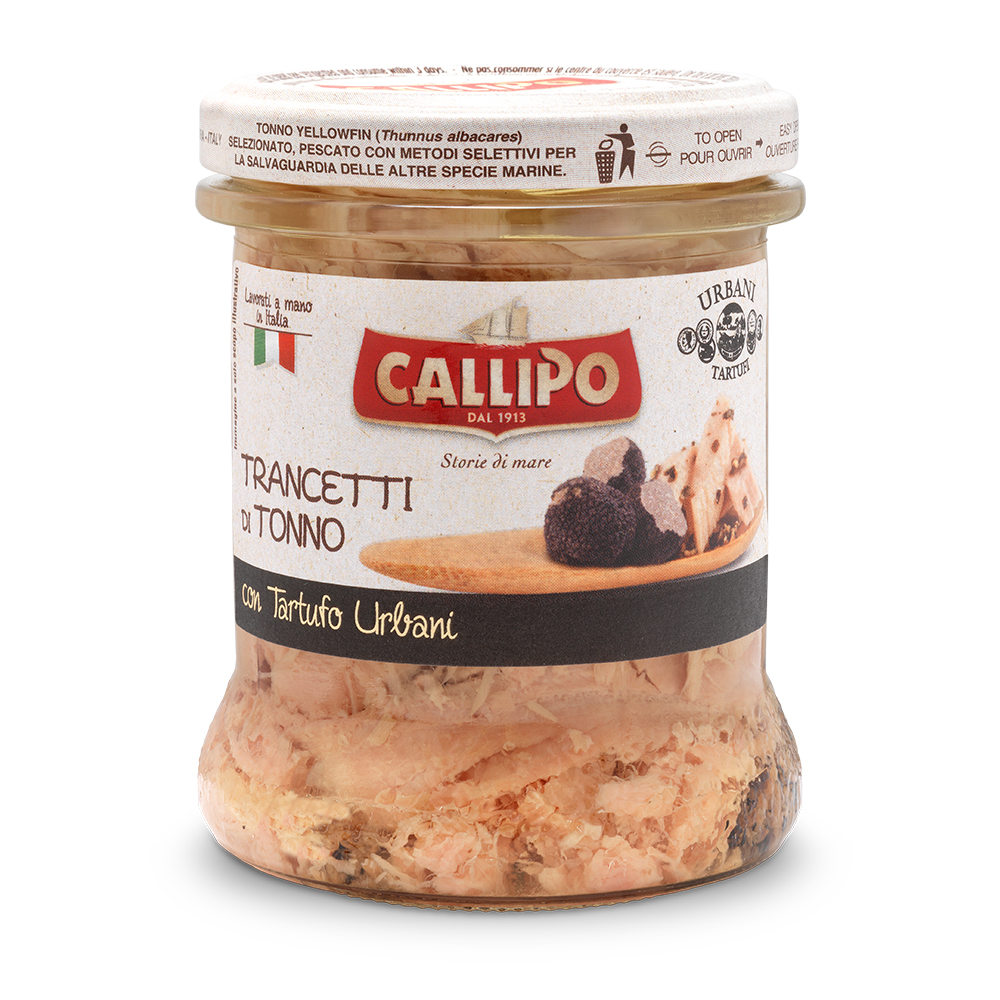 Trancetti di Tonno g.170 con Tartufo Urbani