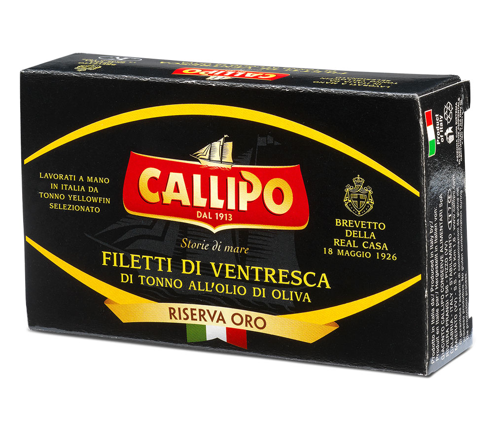 Filetti di Ventresca di Tonno Yellowfin g.125 All'Olio Di Oliva