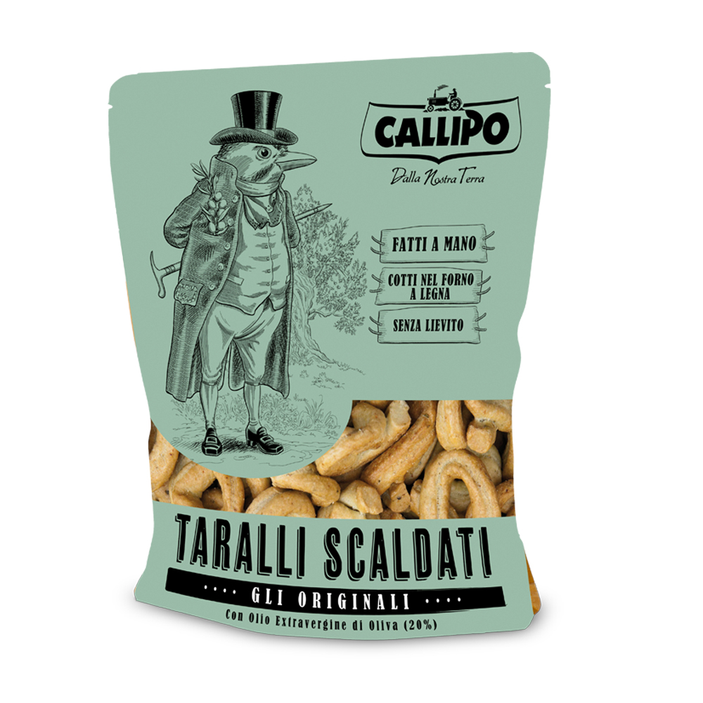Taralli scaldati originali con olio extravergine di oliva g.330