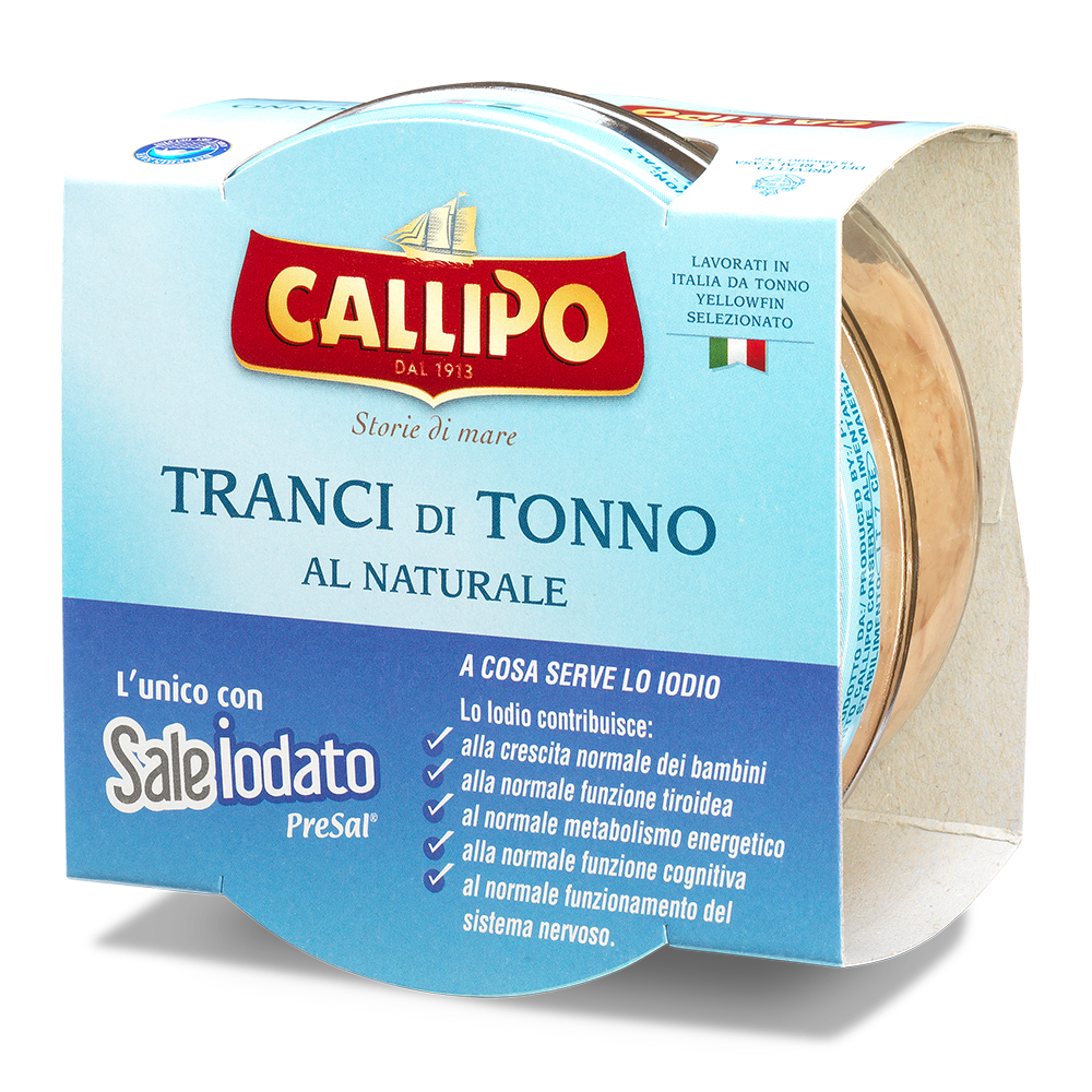 Tranci di Tonno g.160 Naturale - vetro