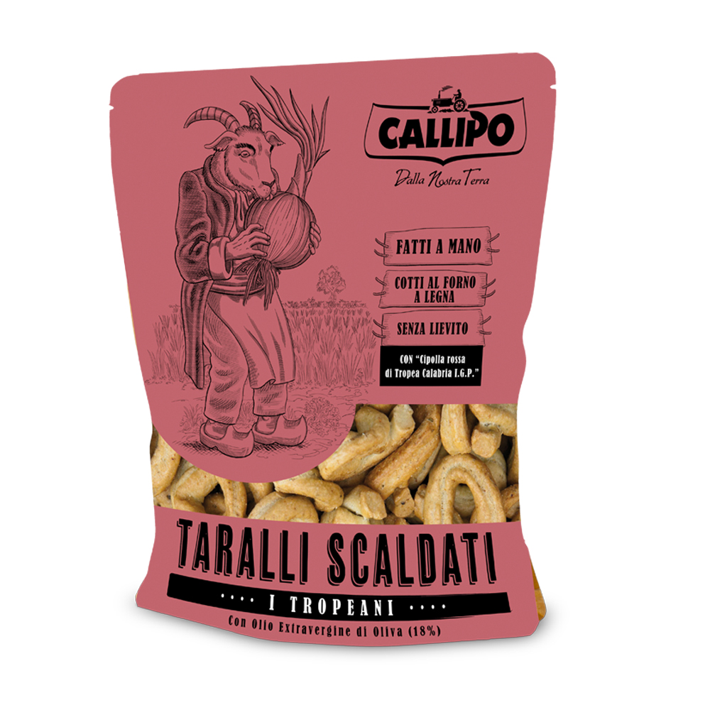 Taralli scaldati I Tropeani con olio extravergine di oliva g.330