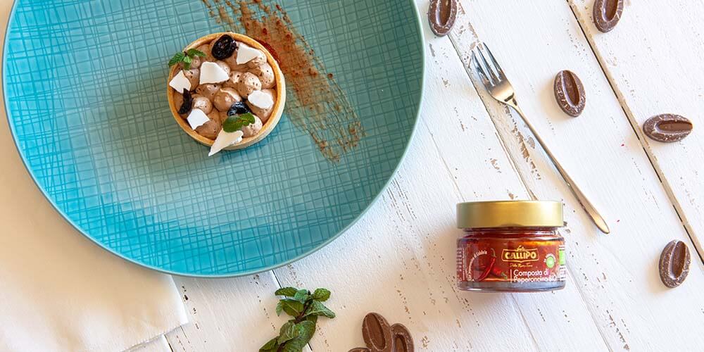 Crostatina con Composta di Peperoncino Bio Callipo Dalla Nostra Terra